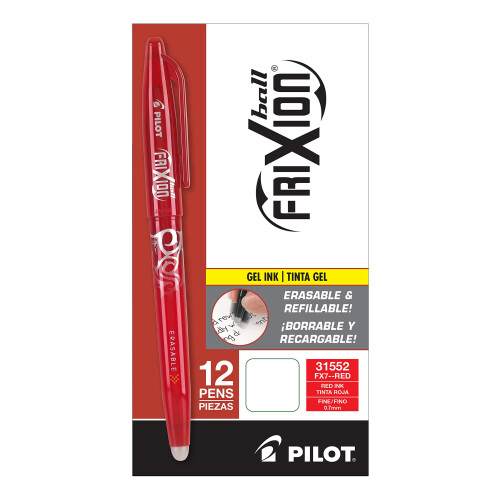 Pilot Pilot Frixion Radierbarer Gelstift Rot 1