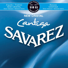Savarez klassiske guitarstrenge Cantiga 510CJ Cristal Diskanter Cantiga basser H?jsp?ndingsfuldt s?t (STSAV50-50357)