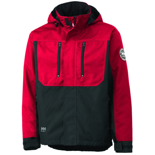 Helly Hansen Helly-Hansen 76201_130-S Jacket Berg Size In S  Red/Black