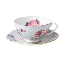 Σετ Φλιτζανιών & Πιατάκια Wedgwood Cuckoo, 6 oz, Πράσινο