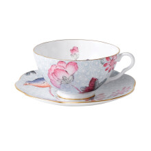 Σετ Τσαγιού Wedgwood Cuckoo με Φλιτζάνι & Σακουλάκι, Μπλε
