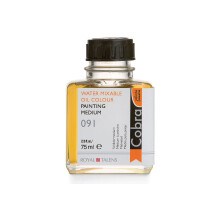 M   dium pour peinture     l'huile miscible     l'eau Cobra - Flacon de 75 ml