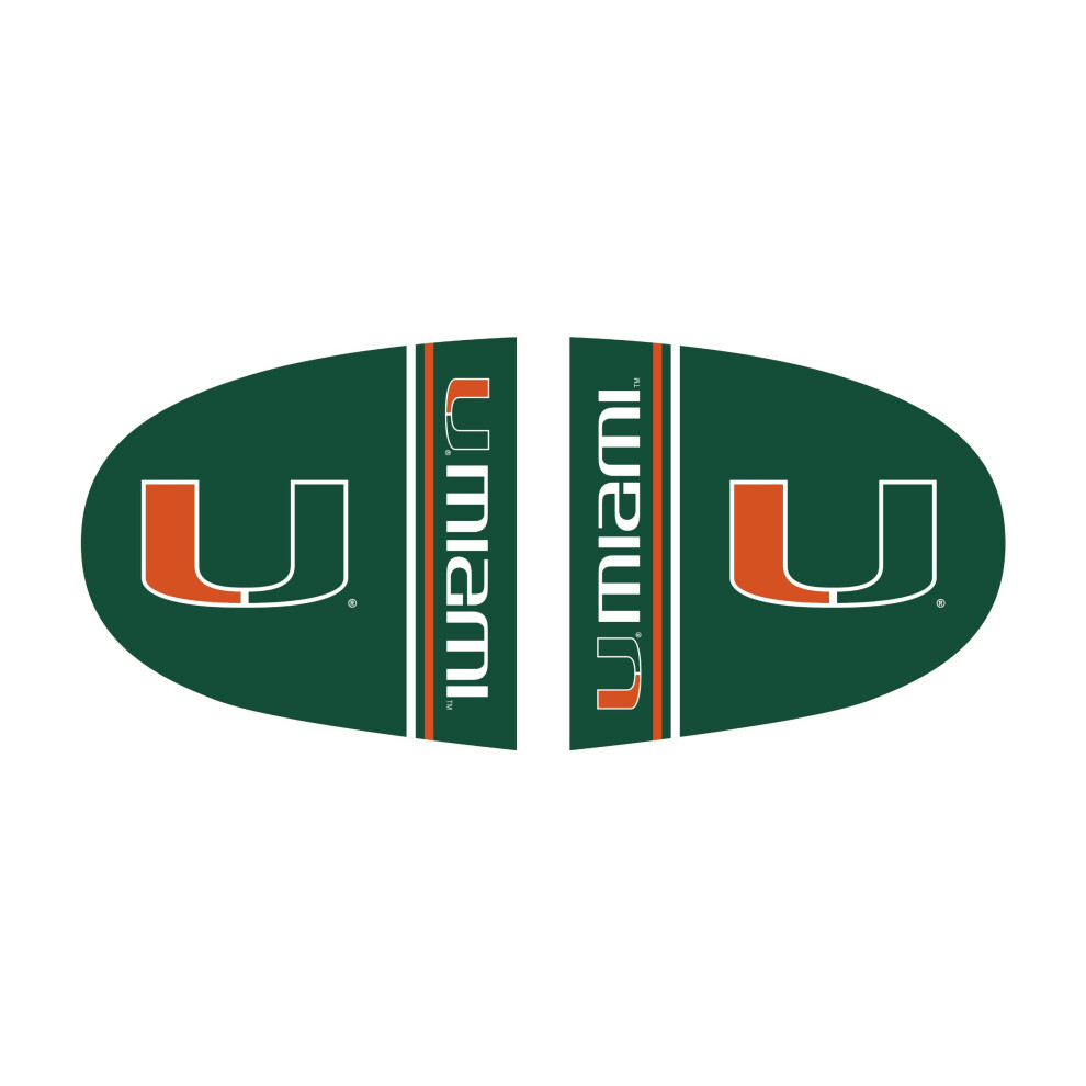 Fanmats University Of Miami Spiegelabdeckung, 5,5 X 8 Zoll-image