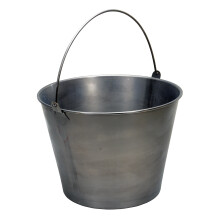 Cubeta de Acero Inoxidable Vestil BKT-SS-500, 11" Profundidad, 5 galones, 57 lb de Capacidad