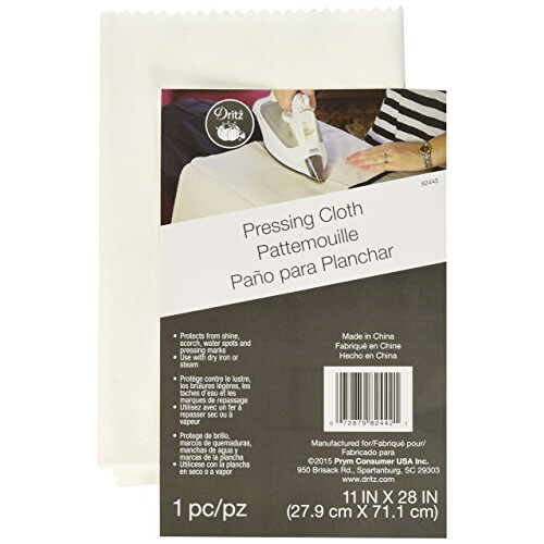 Dritz Clothing Care 82442 Tecido de Passar, 11 Polegadas x 28 Pés, Branco