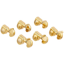Grover 406G6 Mini Self Locking Rotomatic Tuner 6-in-Line Gold