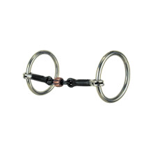 Reinsman 152 Traditional Loose Ring Snaffle with 3-Piece Copper Roller