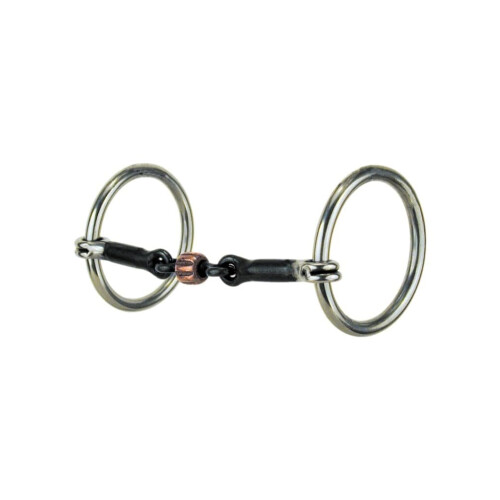 Reinsman 152 Traditional Loose Ring Snaffle with 3-Piece Copper Roller