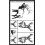Est   ncil de est   ncil de armadura RUB n St   ncil Wildlife de 5 polegadas por 8 polegadas 1