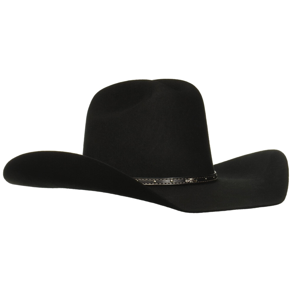 Justin Men's 3X Hills Hat Black 7 3/8