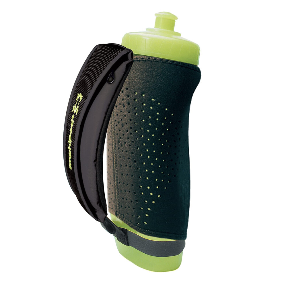 Bouteille d'eau portable Amphipod Hydraform ThermalLite sans BPA avec pochette de rangement isol   e pour la course     pied et la marche 20 oz