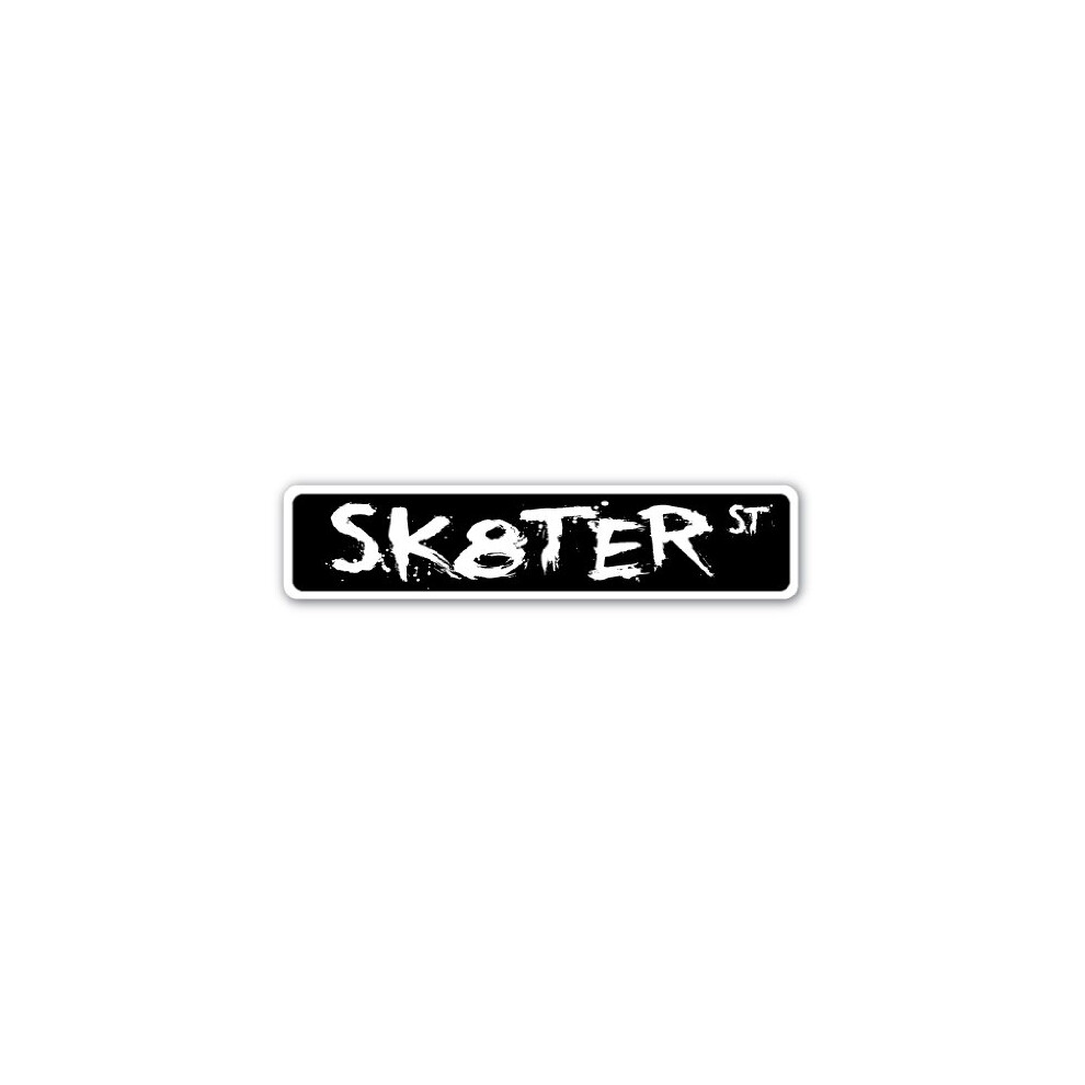 Panneau de rue Sk8ter Skateboard Skates Boi Skateboarding Skating Int   rieur Ext   rieur 18 Large