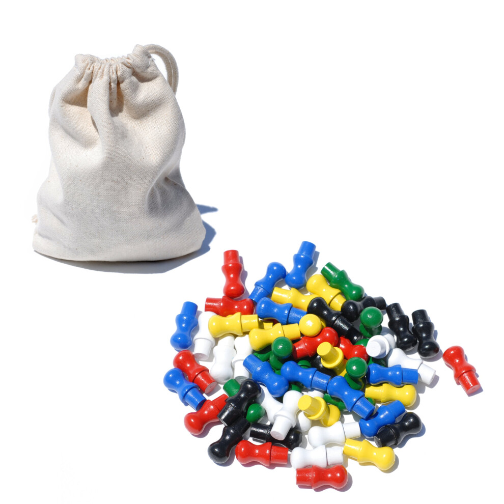 WE Games Replacement Wooden Pegs for Chinese Checkers-image-OPC-PFYNXYG-NEW