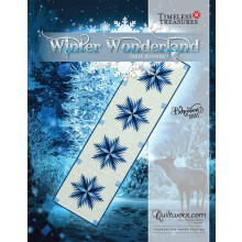 Winter Wonderland Snow Flake Foundation Paper Piecing Mnster