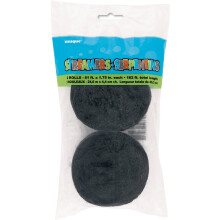Unieke Crepe Streamer 81 voet 2/Pkg-Zwart