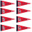 Σετ 8 Μικρών Πινετών St. Louis Cardinals 1