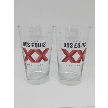 Dos Equis Millennium xx Signature Pint Glass | Conjunto de 2    culos