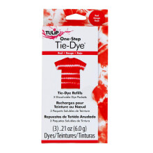 Kit de tie-dye de um passo de uma etapa 29035 Pacotes de recarga de corante vermelho