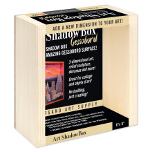 Ampersand Art Supply Museum Series Gessobord: Art Shadow Box, 6" x 6"