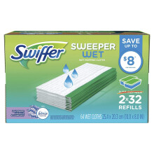 Swiffer Sweeper Npln mokrho hadrku bl 64 Count
