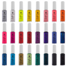 SHANY Nail Art Set Nail Polish - Glitter Metallic Pearls Neon and Matte Nail Polish Nail Art Drawing Decoration Set With Built-in Thin Nail Art Bru
