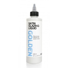 Golden Acryl Med 8 Oz Glaze Liquid Satin