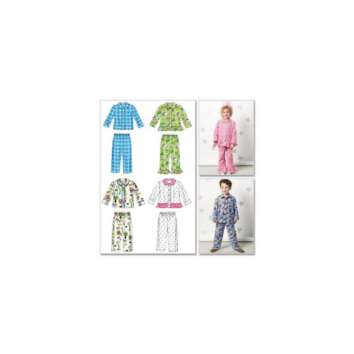 McCall's Patterns M6458 Μπλούζες και Παντελόνια για Μικρούς, Μέγεθος CB (1-2-3)