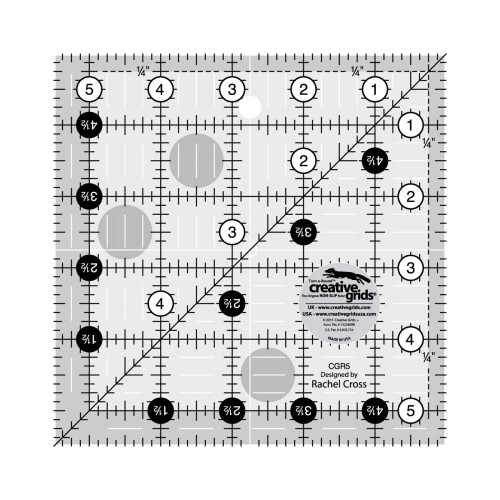 Creative Grids Quilt Lineal 5-1/2in Square - CGR5