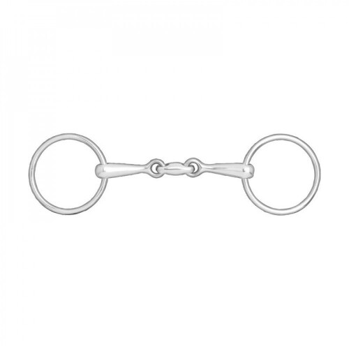 Horze Lozenge Link Loose Ring Snaffle Bit - 13mm Bredd - 5 3/4