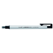 Tombow Halter Radiergummi Mono Zero Square Shaper Silber (EH-KUS04)