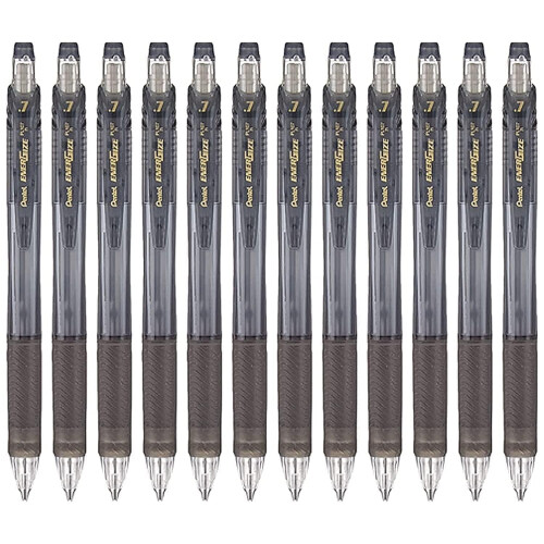 Pentel Μηχανικό Μολύβι Pentel EnerGize-X 0.7mm Μαύρο, Συσκευασία 12 (PL107A)