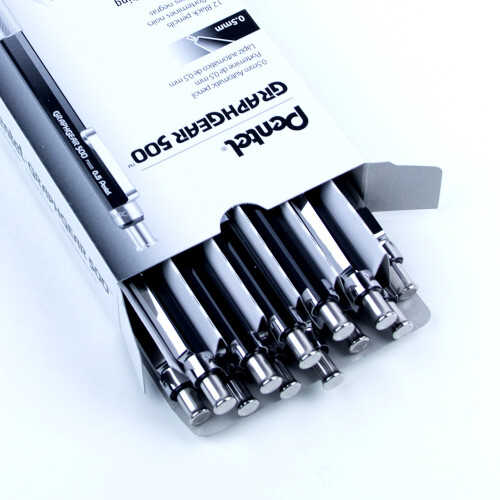 Pentel Μηχανικό Μολύβι Pentel Graph Gear 500 - 12 Τεμάχια (Συσκευασία 1) 2
