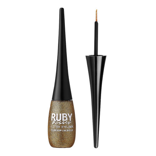 Ruby kysser bling glitter eyeliner glitz n 'guld