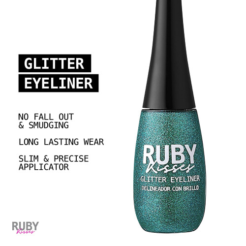 Ruby kysser ?je bling glitter eyeliner glitz n 'gr?n 2