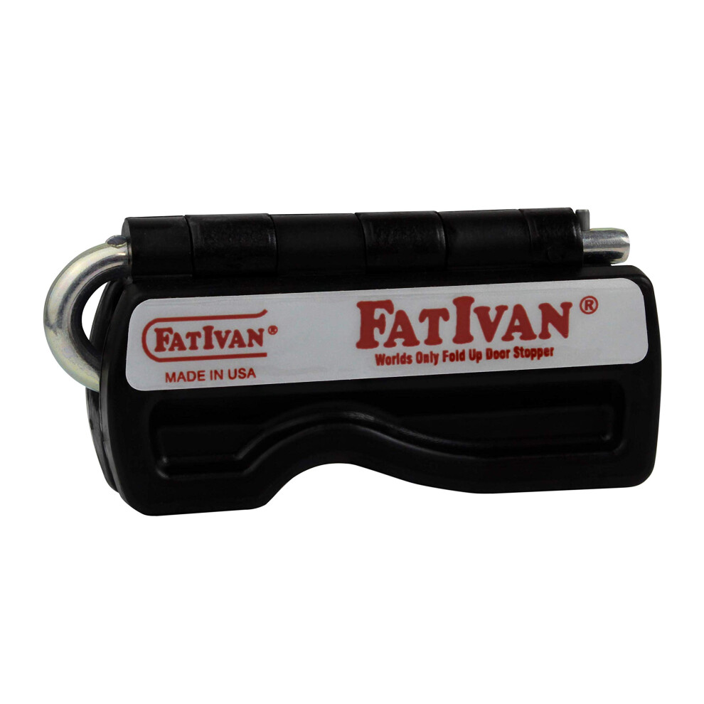 Cale-porte pliable originale Fat Ivan avec aimant (noir)