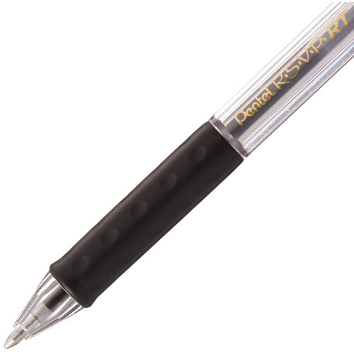 Pentel Pentel Ανακυκλωμένα Retractable R.S.V.P. Στυλό, Πωλούνται σε συσκευασία 12 2