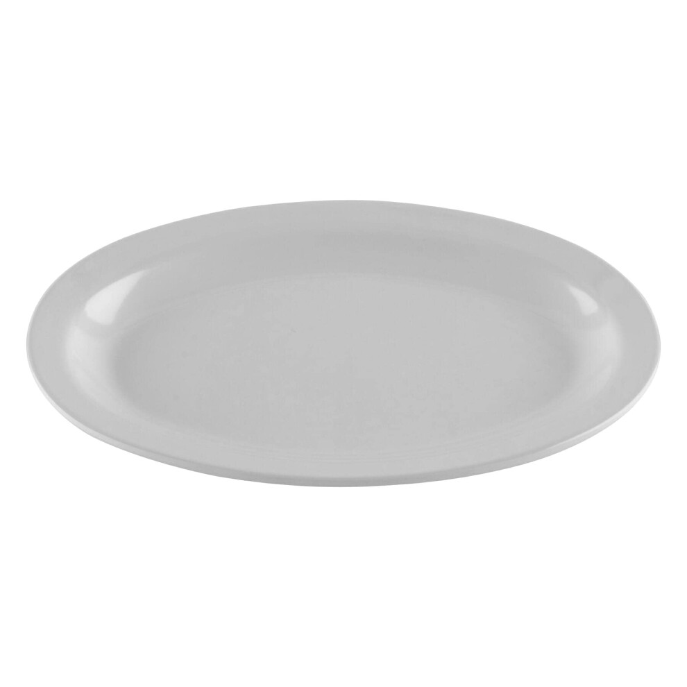 GET OP610W Melamine Oval Serving Platter  10 x 675  White Set of 12-image-OPC-PFRPQSY-NEW