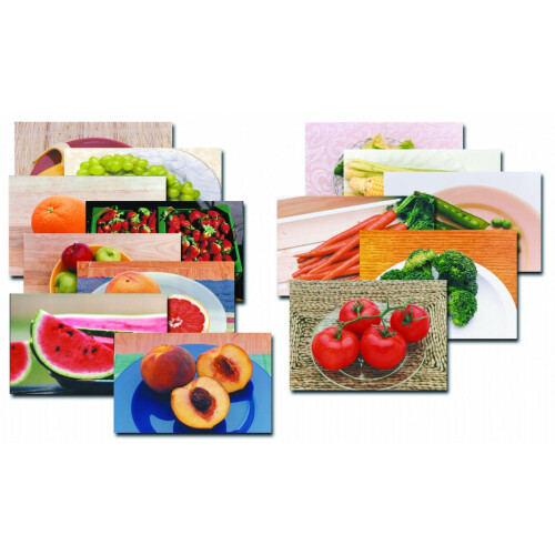 Paper Mate Obst & Gem  se Real Life Learning Poster Set 14er Set 2