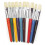 ChenilleKraft Color Coded Flat Stubby Brushes  Assorted Colors  Class Pack  10Set 5184 1