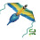 Windnsun Floresta tropical de nylon macaw 60 polegadas de largura 3