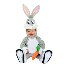 Looney Tunes Bugs Bunny Dräkt, Grå, 6-12 Månader