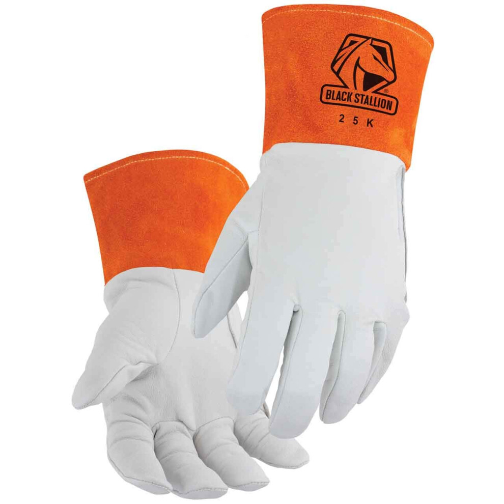 Revco 25K-M Premium Kidskin Tig Welding Gloves Med 013332113522