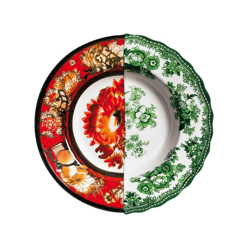 Seletti Hybrid - Assiette creuse Cecilia Multicolore - Cecilia