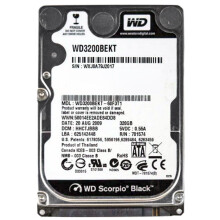 Western Digital WD Scorpio Black WD3200BEKT - Harddisk - 320 GB - SATA -300 (WD3200BEKT) -