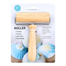 R&M International Pastry and Fondant 6"" Wood Roller
