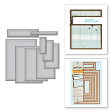 Spellbinders Nestabilita?i A2 Creatorul de carduri Dies Matting Basics B