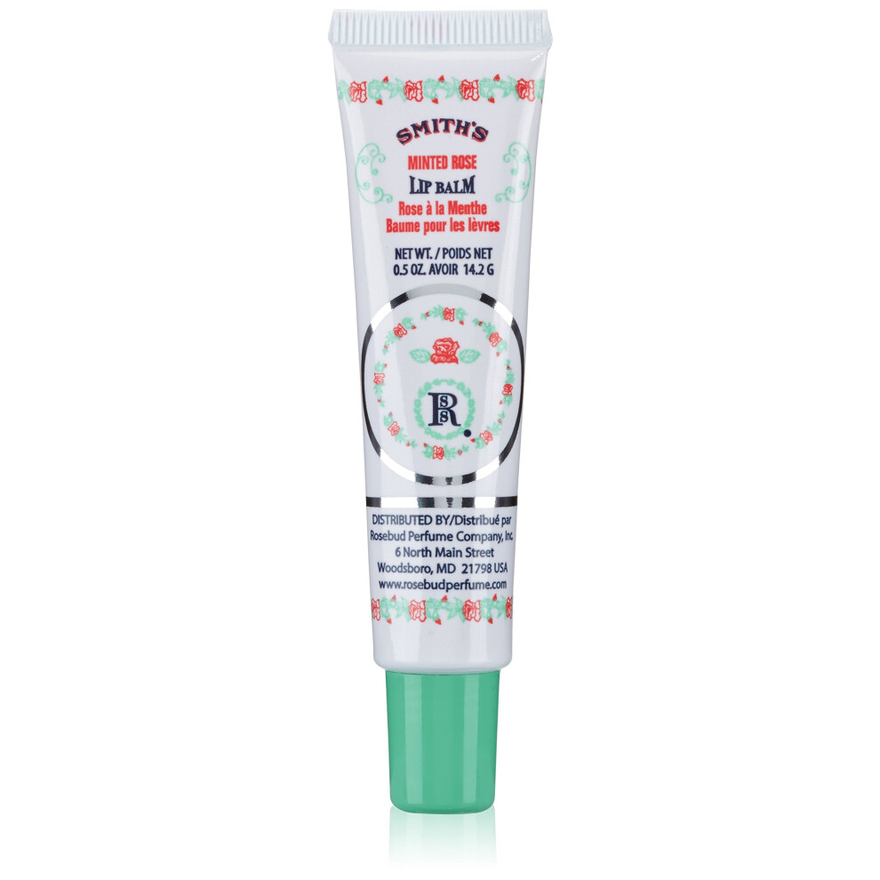 Rozenknop Zalven Smiths Rosebud Perfume Co Minted Rose Lip Balm In A Tube 5 Oz