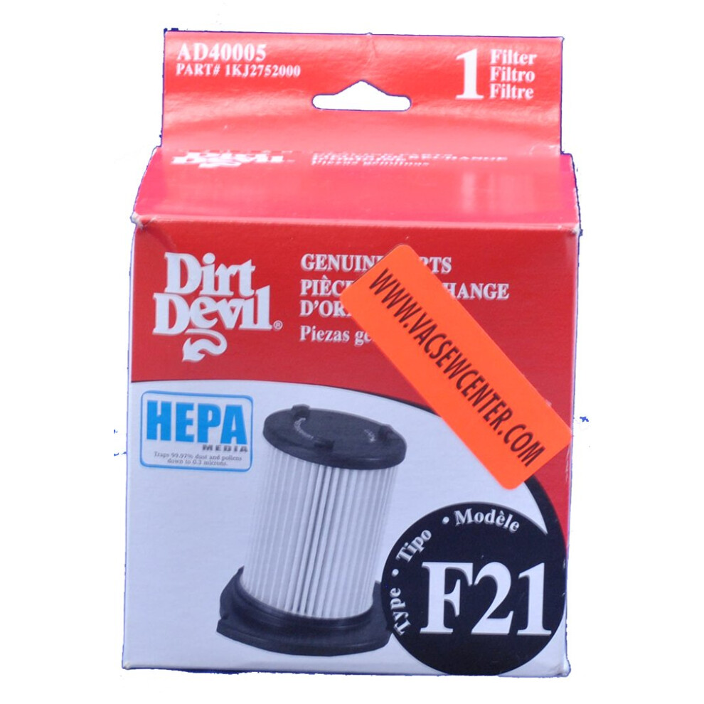 Dirt Devil F21 Vacuum Cleaner Filter