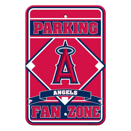 MLB Λος Άντζελες Άγγελοι Πινακίδα Στάθμευσης 12 x 18-Ιντσών