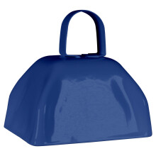 Windy City Novelties Metallklockor med Handtag 3 tum Ljudmakare - 12 Pack (Marinblå)
